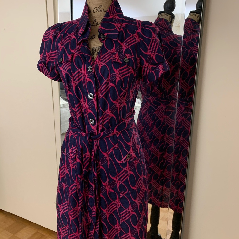 Diane Von Furstenberg shirt dress size 8